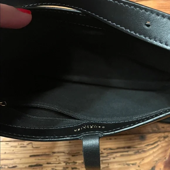 DeMellier Tokyo Handbag in rattan and black - Picture 8 of 9